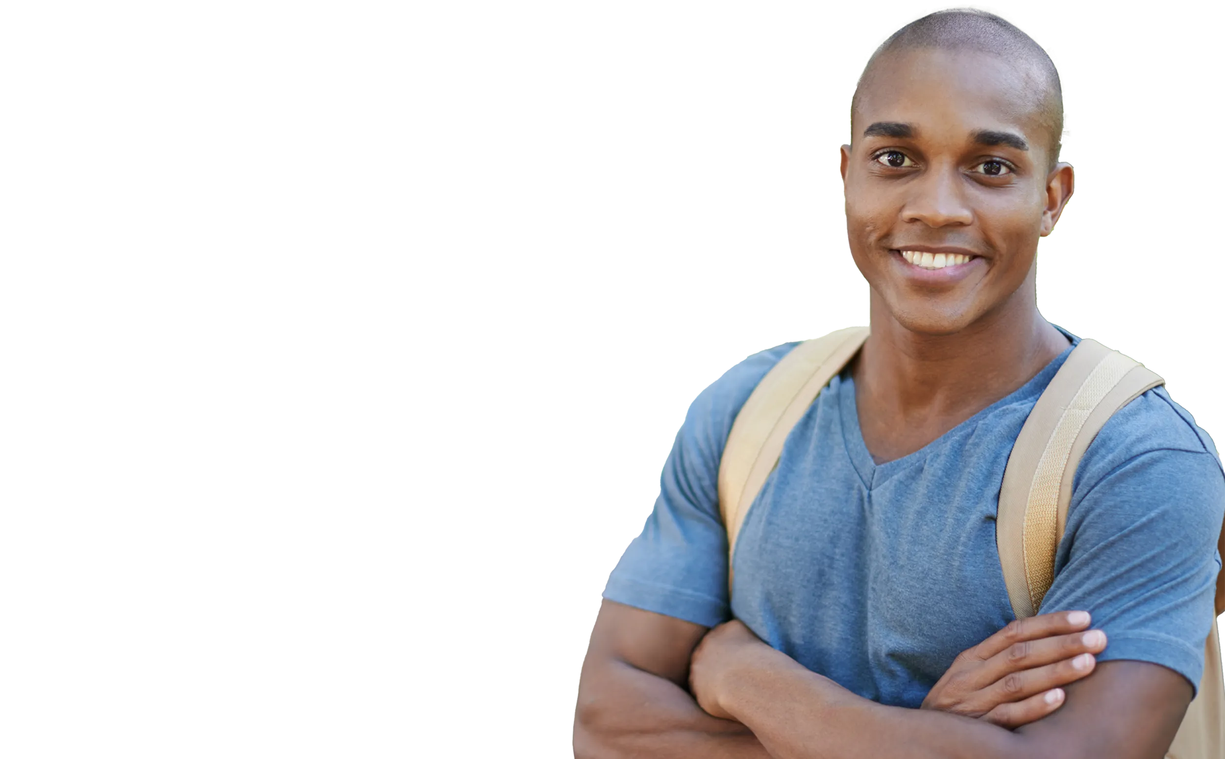 Summer student standing on a Germanna campus