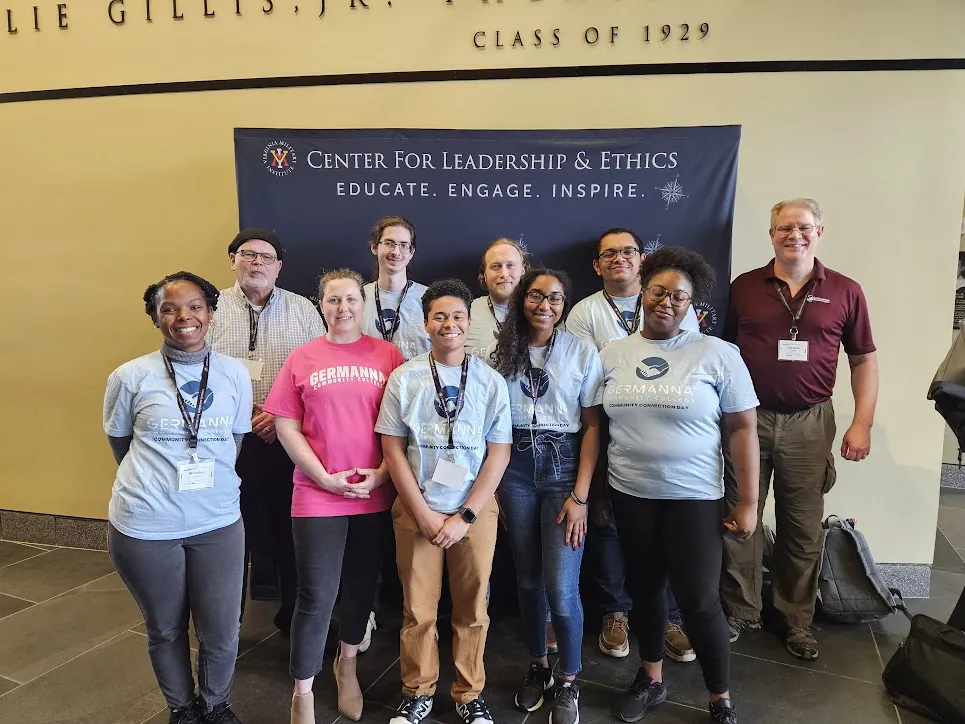 Germanna's cybersecurity club at VMI's CyberFusion event 2024