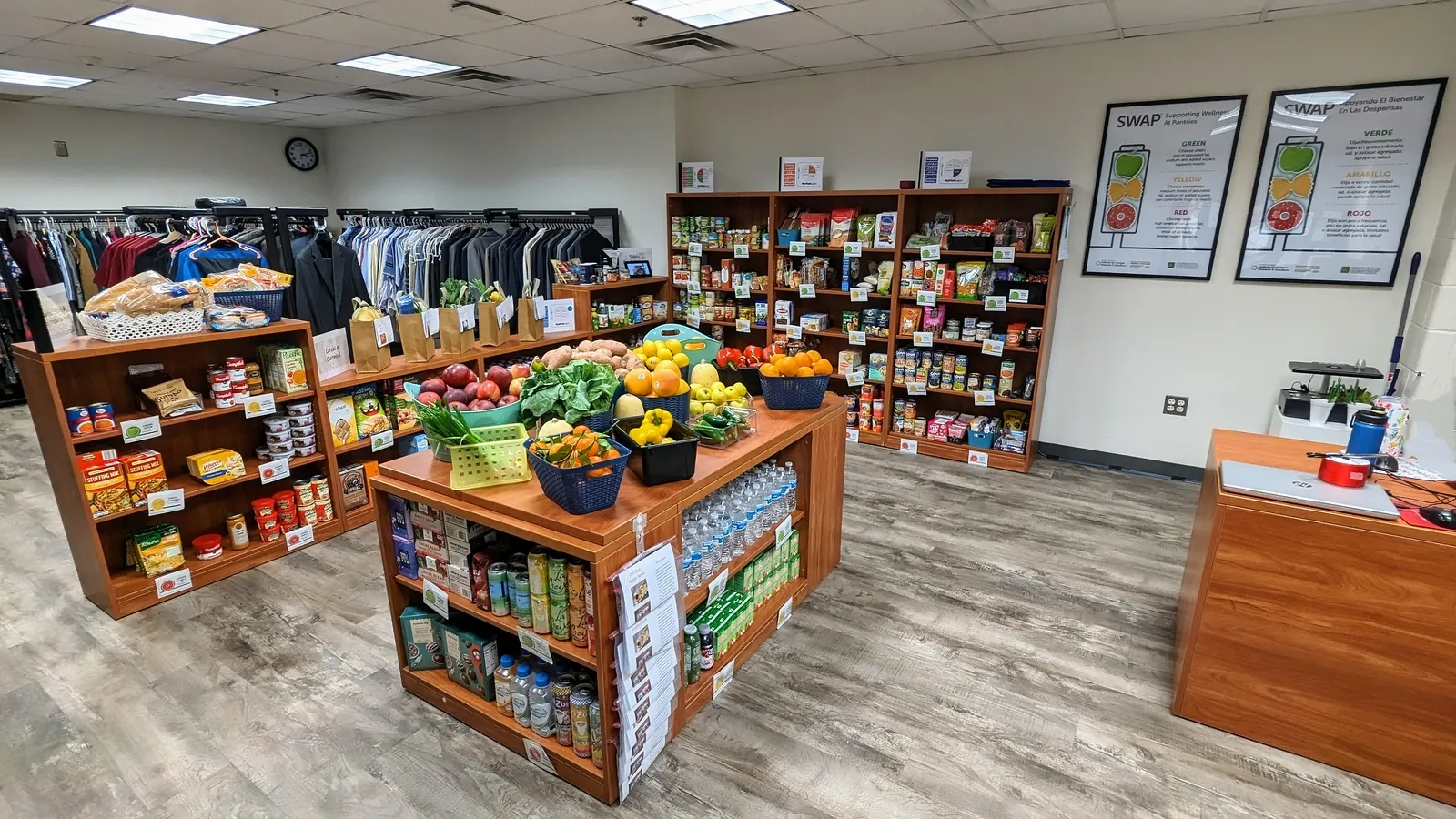 The Bear Necessities food pantry at the Fredericksburg Area Campus