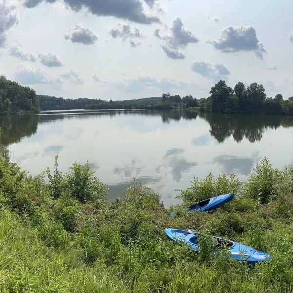 After rescuing the kayakers, Cain, Castro, and Tuggle brought their vessels back to shore. (Credit: Culpeper Police Department)