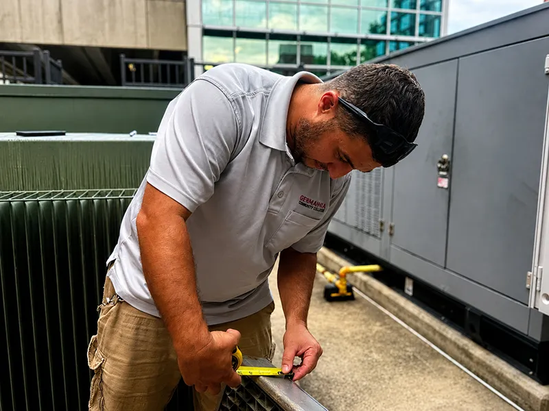 As Germanna’s lead HVAC technician, Sean Ahmad is never sure what the workday will bring. It’s what he loves most—the chance to stay busy and tackle ever-changing challenges.