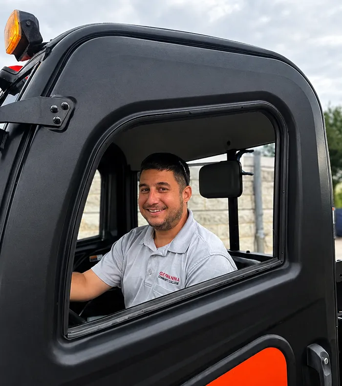 Sean Ahmad completed Germanna’s HVAC program while working at the college full-time.
