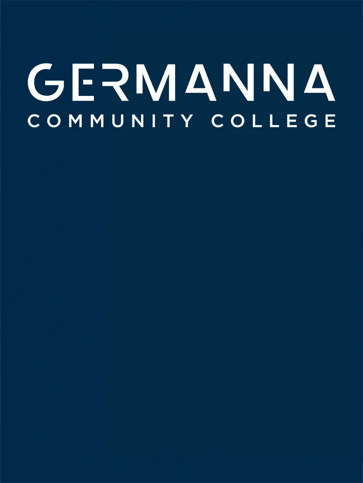 The Germanna logo on a blue background