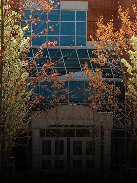 The exterior of a building on the Fredericksburg Area Campus