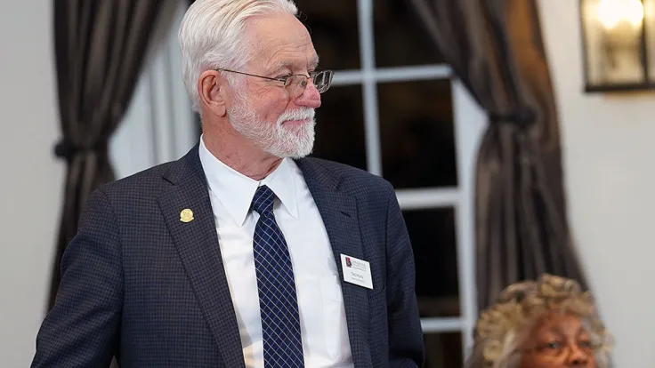 Germanna supporter at a Germanna Foundation event