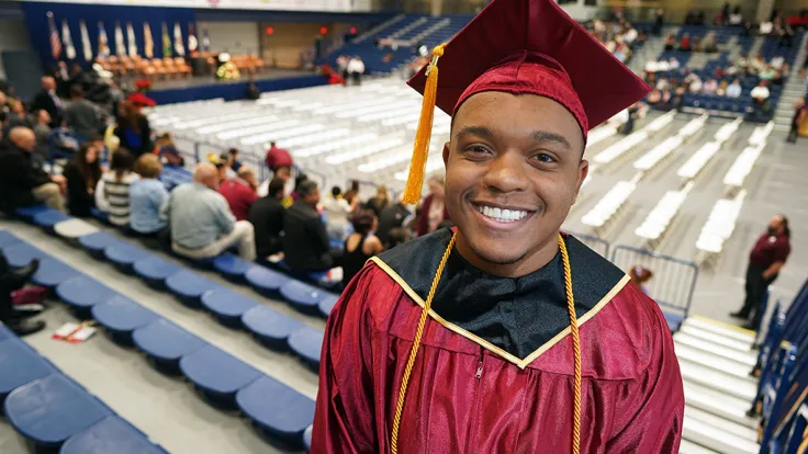 Germanna graduate at commencement ceremony
