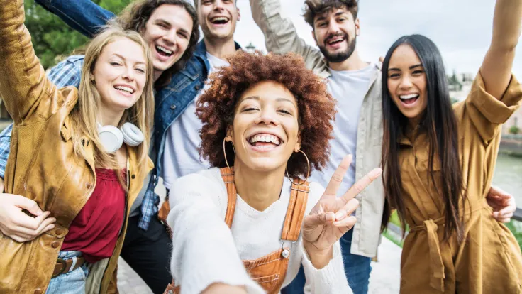 Diverse College Students - Open House Event