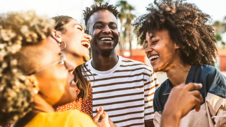 Group of smiling community members