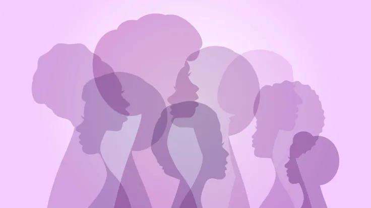 An illustration of multiple women