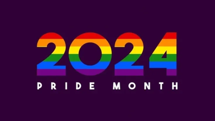 a graphic advertising 2024 Pride Month