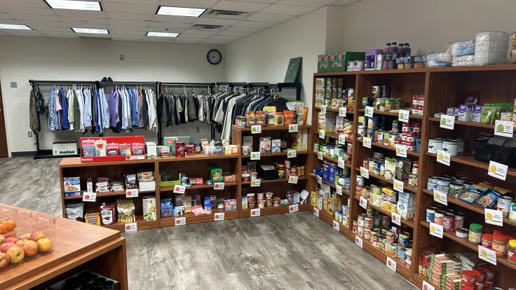 The Fredericksburg area campus food pantry