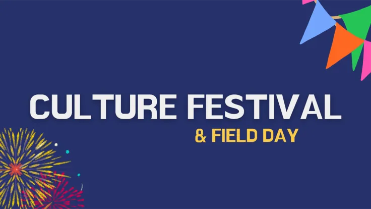 A graphic design advertising the Germanna Cultural Festival & Field Day