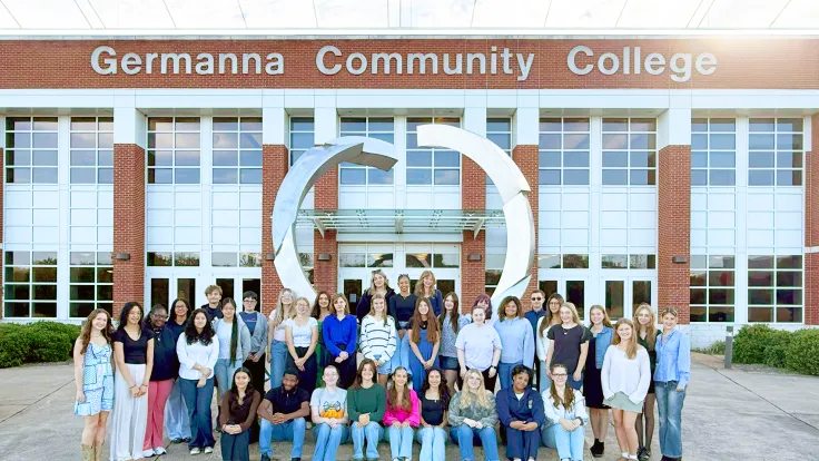 Germanna's Future Educators Academy student cohort