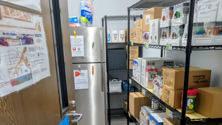 The Stafford County Center food pantry